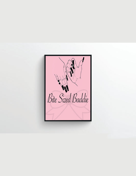 Wall Decor - Bite Sized Baddie Print