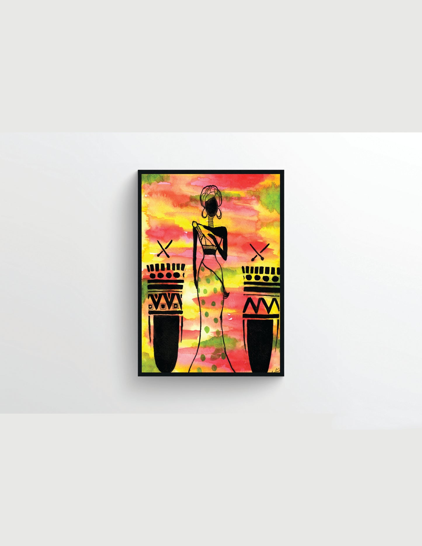 Wall Decor - Music Lady Print