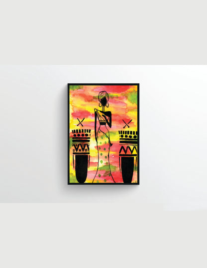 Wall Decor - Music Lady Print