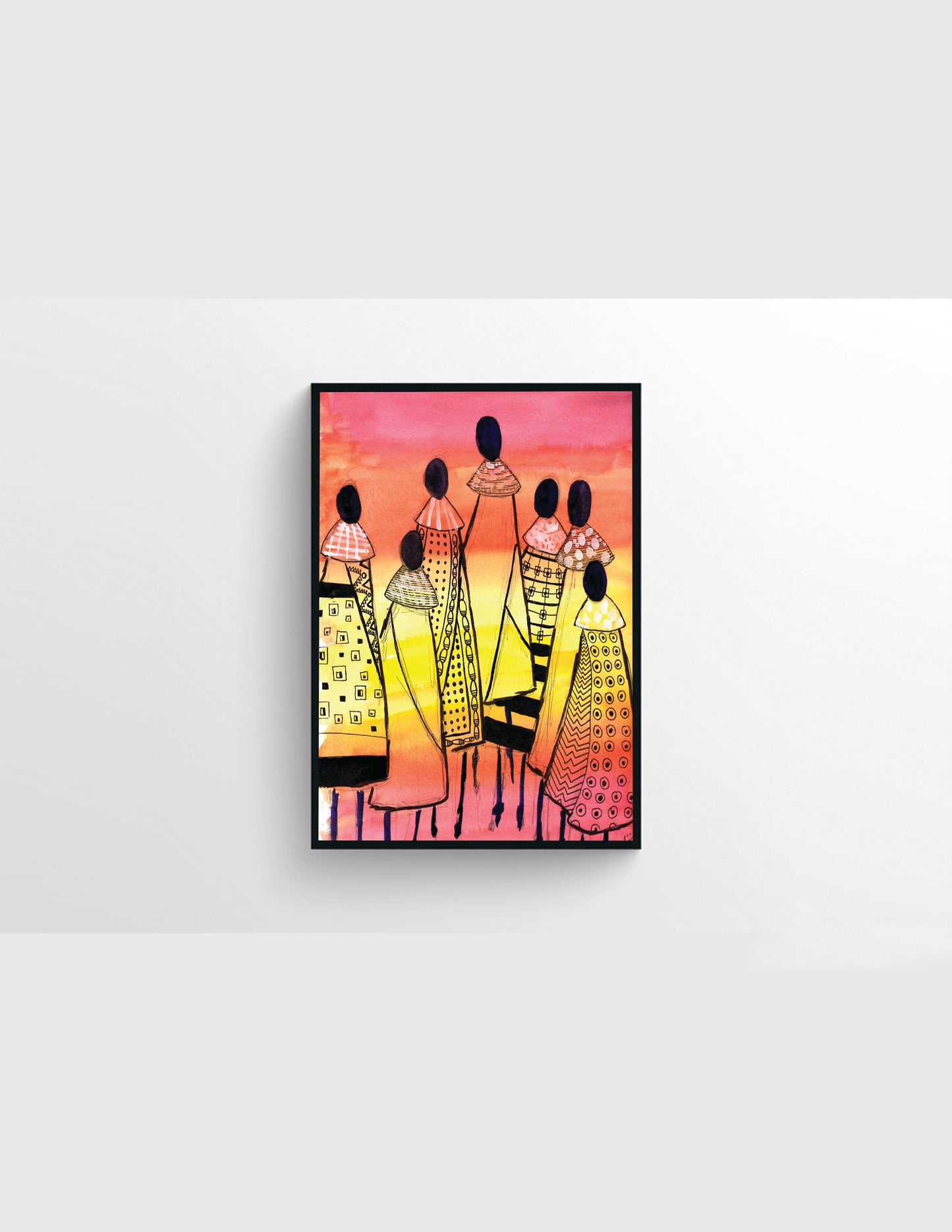 Wall Decor - People Gather Print