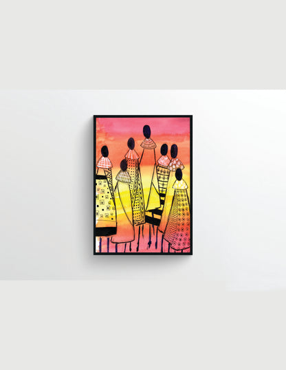 Wall Decor - People Gather Print