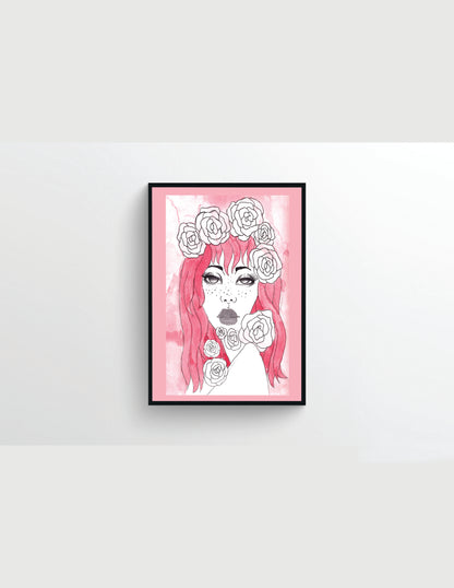 Wall Decor - Pink Lady Print