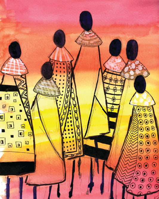 Wall Decor - People Gather Print