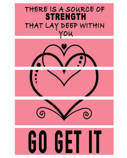 Wall Decor - There Is a Source Of Strength Print